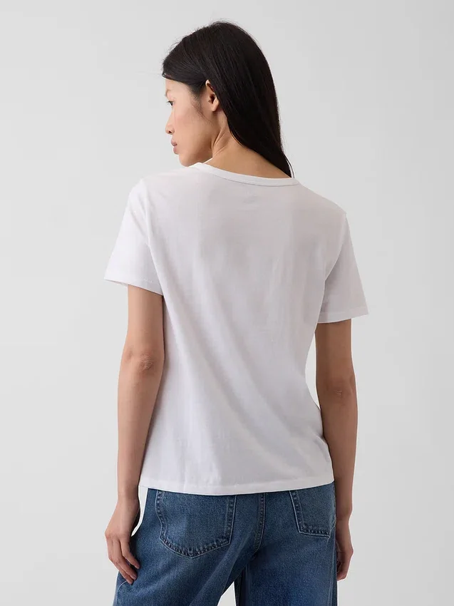 T-shirt z bawełny organicznej Vintagesoft