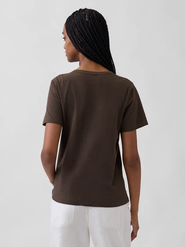 T-shirt z bawełny organicznej Vintagesoft