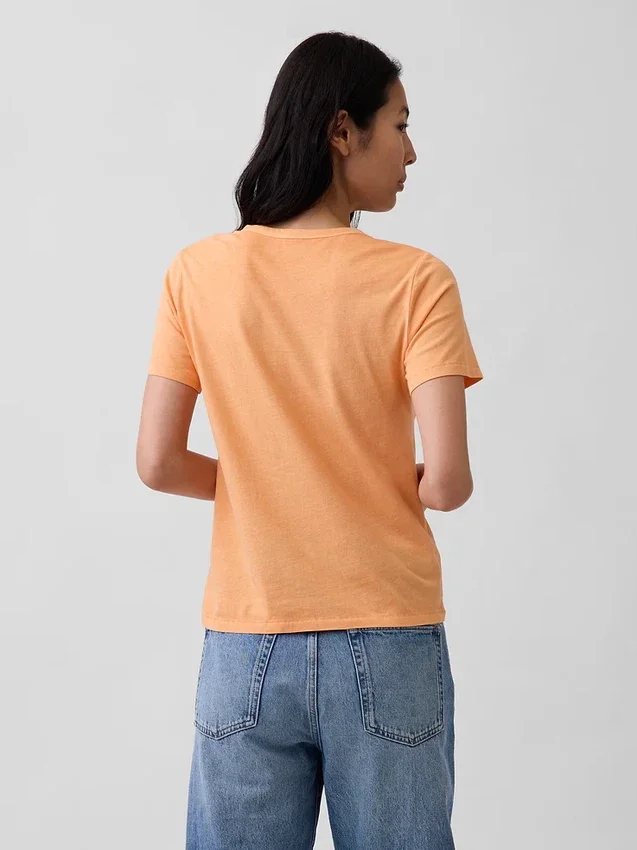 T-shirt z bawełny organicznej Vintagesoft