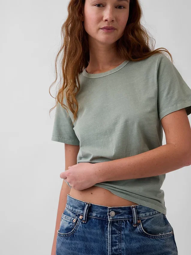 T-shirt z bawełny organicznej Vintagesoft