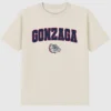 T-shirt z ciemnym nadrukiem przedstawiającym Arch Logo Uniwersytetu Gonzaga