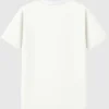 T-shirt z ciemnym nadrukiem przedstawiającym herb Uniwersytetu Howarda