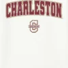 T-shirt z dodatkowym nadrukiem przedstawiającym Arch Logo College of Charleston w kształcie łuku