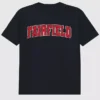 T-shirt z dodatkowym nadrukiem przedstawiającym Arch Logo Uniwersytetu Fairfield