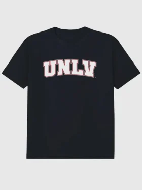 T-shirt z dodatkowym nadrukiem przedstawiającym Arch Logo Uniwersytetu Nevada w Las Vegas