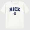 T-shirt z dodatkowym nadrukiem przedstawiającym Arch Logo Uniwersytetu Rice’a