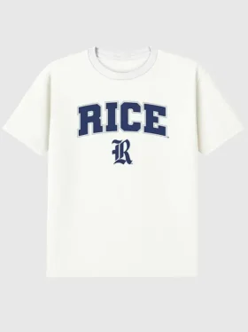 T-shirt z dodatkowym nadrukiem przedstawiającym Arch Logo Uniwersytetu Rice’a