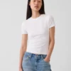 T-shirt z gęsto tkanego dżerseju