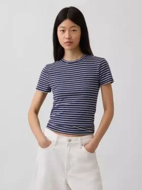 T-shirt z gęsto tkanego dżerseju