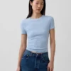 T-shirt z gęsto tkanego dżerseju