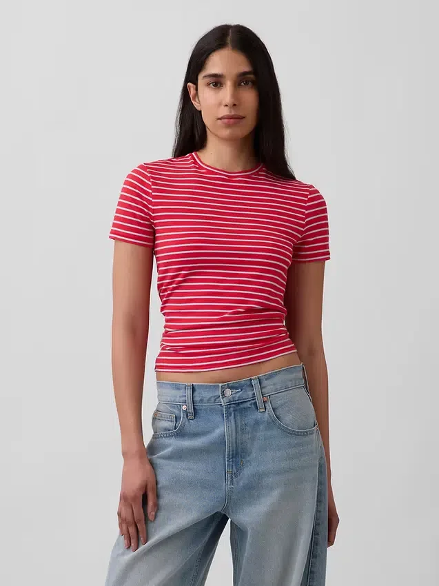 T-shirt z gęsto tkanego dżerseju