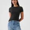 T-shirt z gęsto tkanego dżerseju