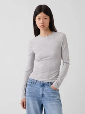 T-shirt z gęsto tkanego dżerseju