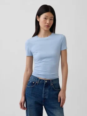 T-shirt z gęsto tkanego dżerseju