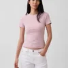 T-shirt z gęsto tkanego dżerseju