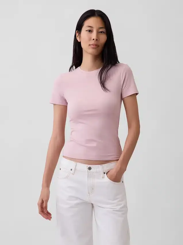 T-shirt z gęsto tkanego dżerseju