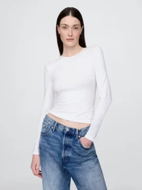 T-shirt z gęsto tkanego dżerseju