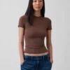 T-shirt z gęsto tkanego dżerseju