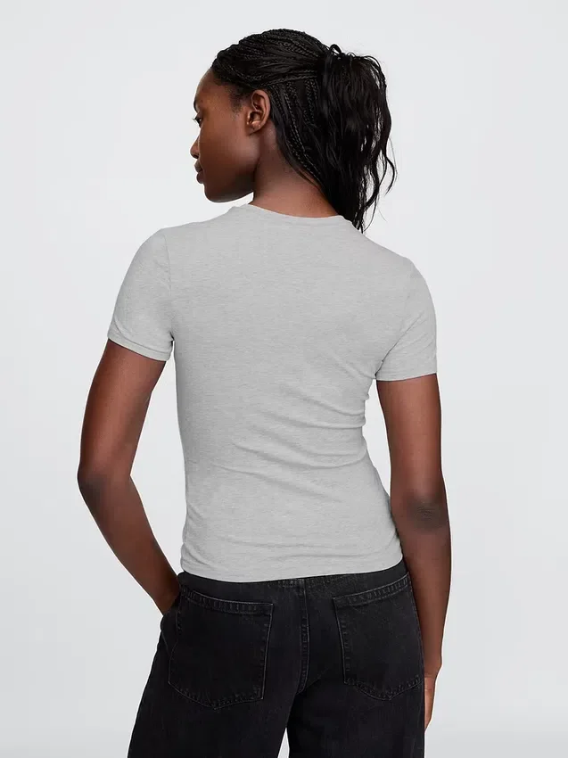 T-shirt z gęsto tkanego dżerseju