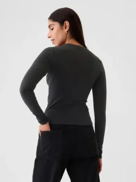 T-shirt z gęsto tkanego dżerseju