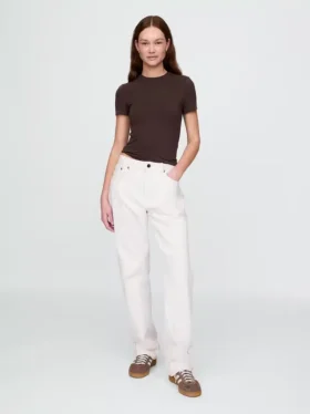 T-shirt z gęsto tkanego dżerseju