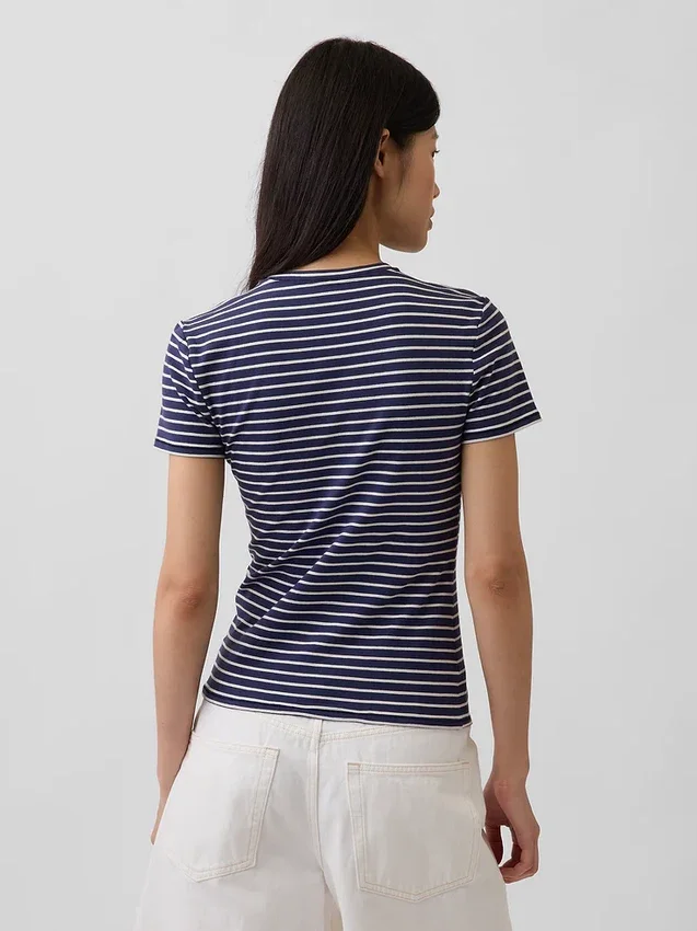 T-shirt z gęsto tkanego dżerseju