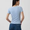 T-shirt z gęsto tkanego dżerseju