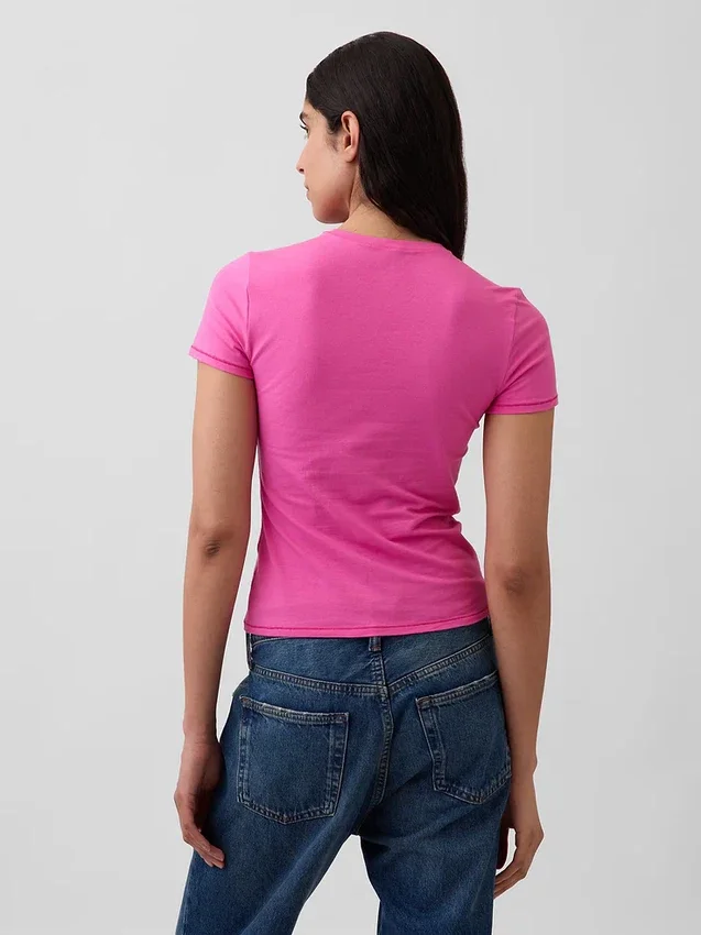 T-shirt z gęsto tkanego dżerseju