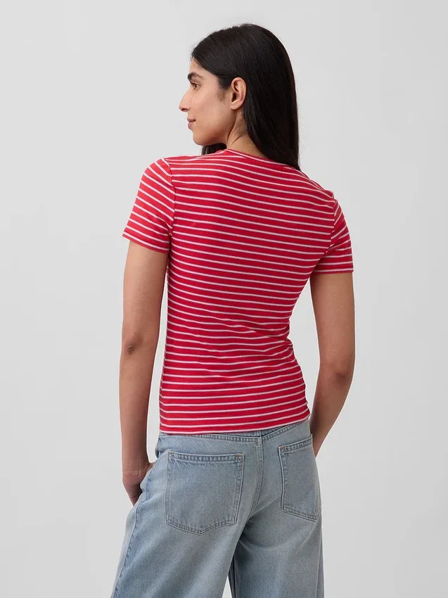 T-shirt z gęsto tkanego dżerseju