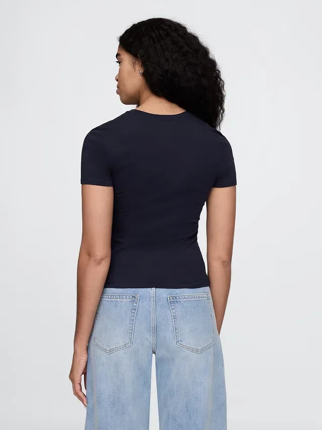 T-shirt z gęsto tkanego dżerseju