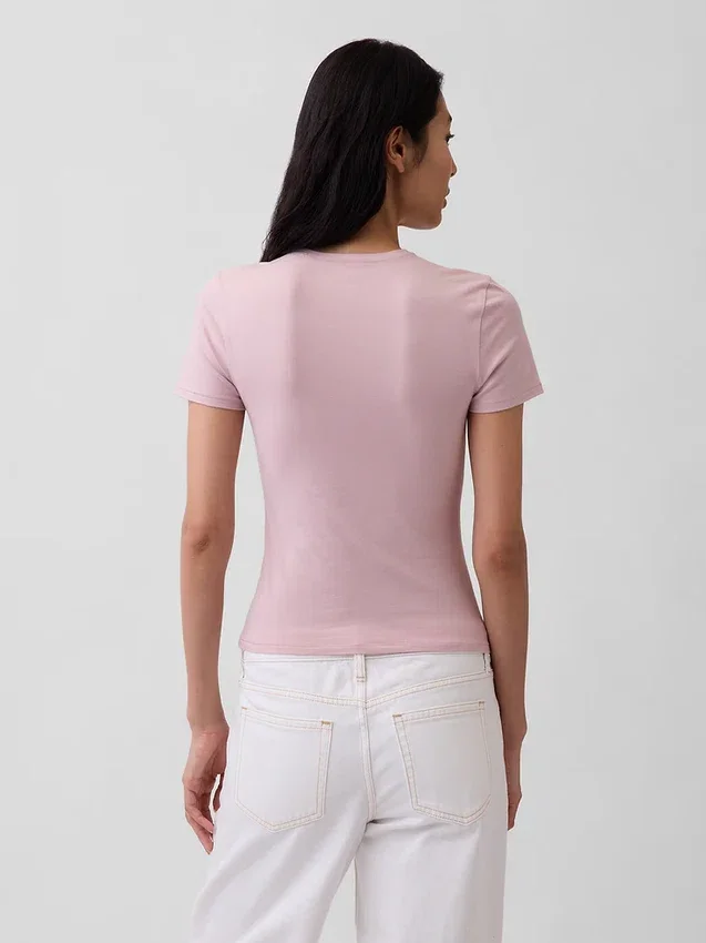 T-shirt z gęsto tkanego dżerseju