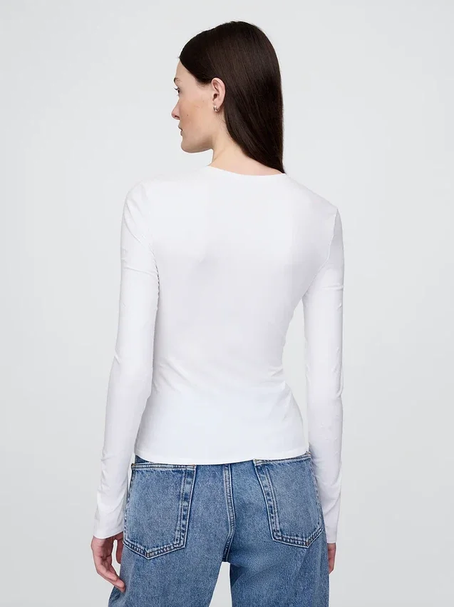 T-shirt z gęsto tkanego dżerseju