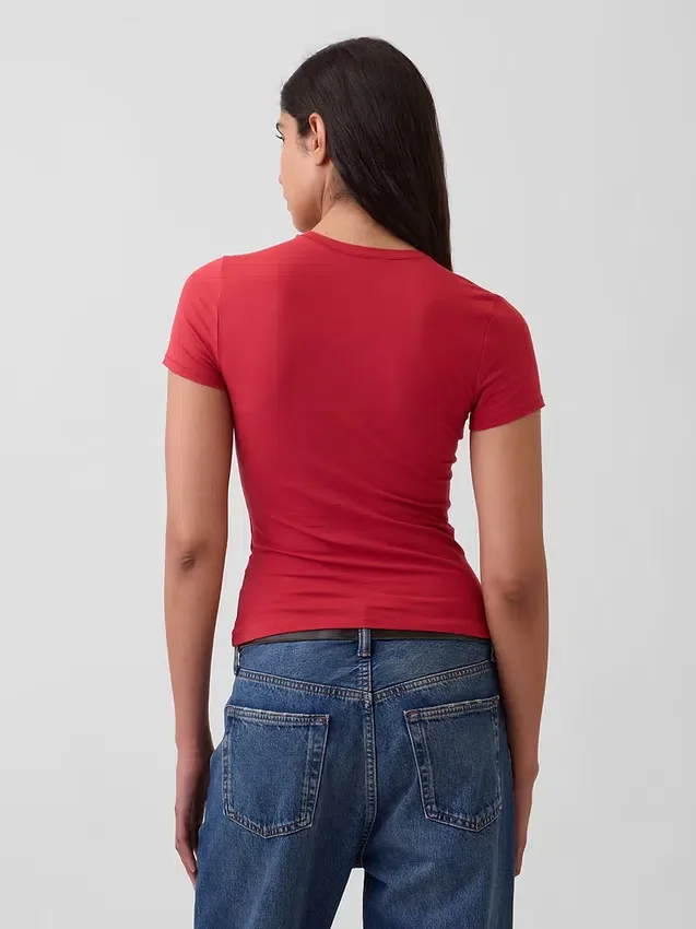 T-shirt z gęsto tkanego dżerseju