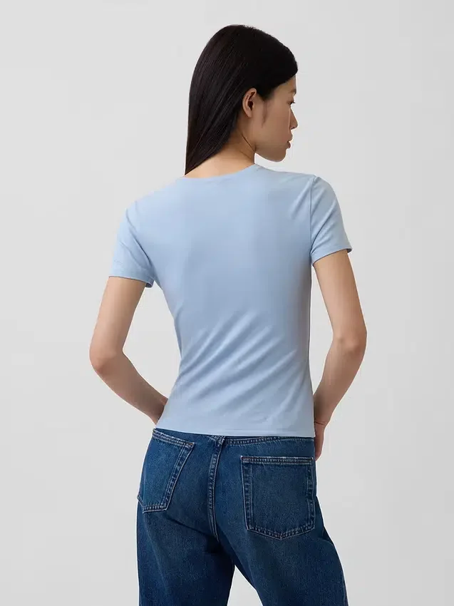 T-shirt z gęsto tkanego dżerseju