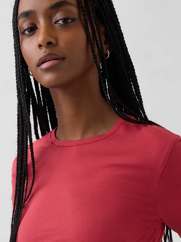 T-shirt z gęsto tkanego dżerseju