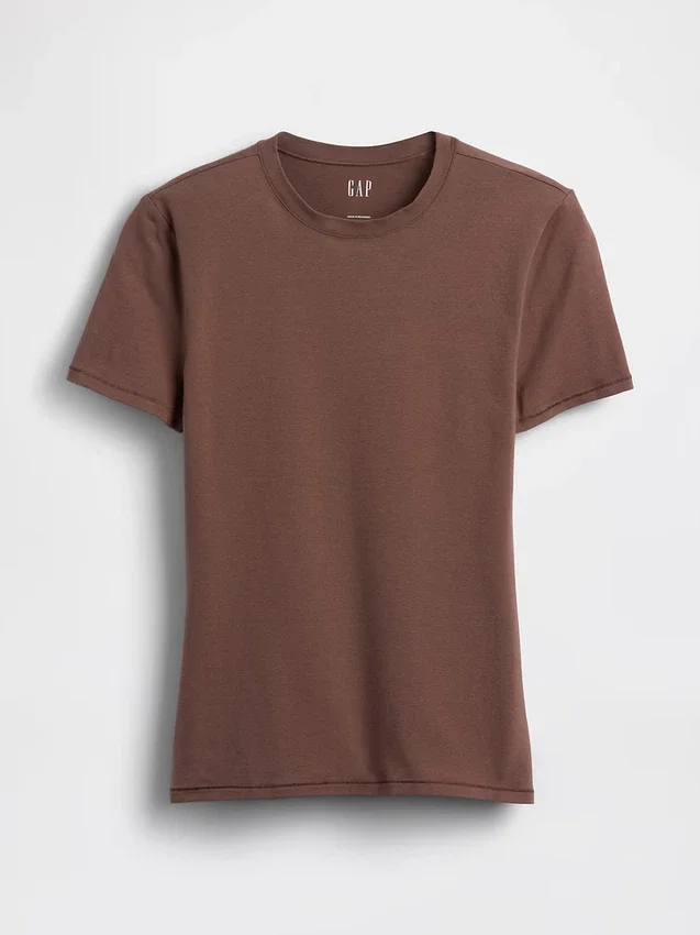 T-shirt z gęsto tkanego dżerseju