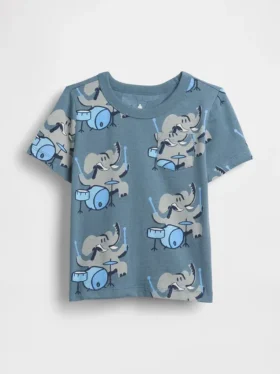 T-shirt z kieszenią dla niemowląt i Maluchów – model do łączenia z innymi ubraniami