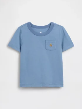 T-shirt z kieszenią dla niemowląt i Maluchów – model do łączenia z innymi ubraniami
