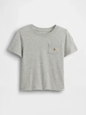 T-shirt z kieszenią dla niemowląt i Maluchów – model do łączenia z innymi ubraniami