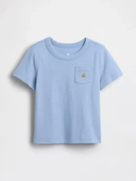 T-shirt z kieszenią dla niemowląt i Maluchów – model do łączenia z innymi ubraniami