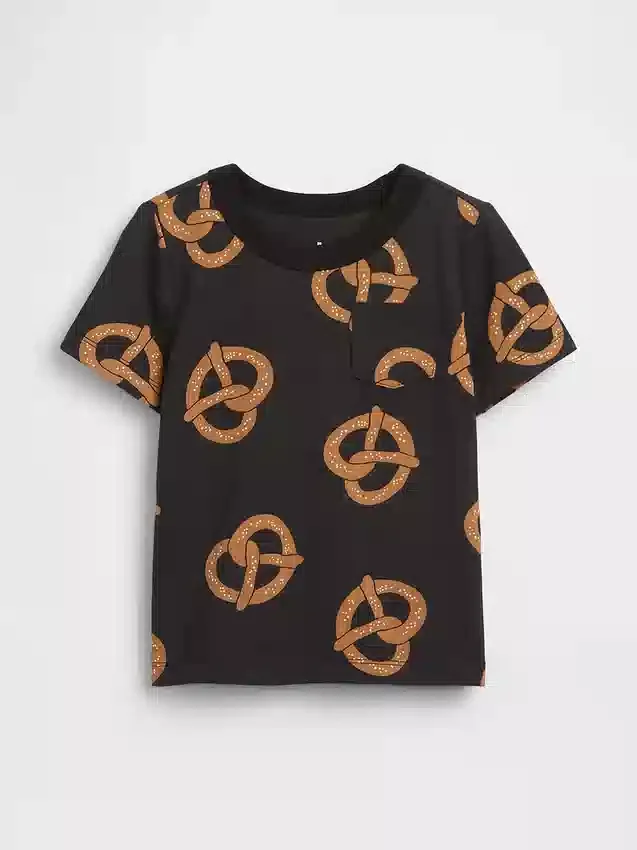 T-shirt z kieszenią dla niemowląt i Maluchów – model do łączenia z innymi ubraniami