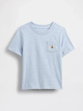 T-shirt z kieszenią dla niemowląt i Maluchów – model do łączenia z innymi ubraniami