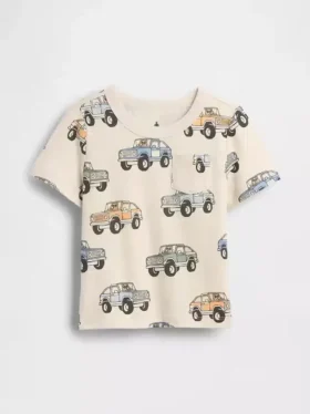 T-shirt z kieszenią dla niemowląt i Maluchów – model do łączenia z innymi ubraniami
