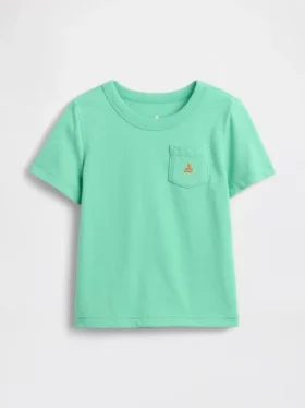 T-shirt z kieszenią dla niemowląt i Maluchów – model do łączenia z innymi ubraniami