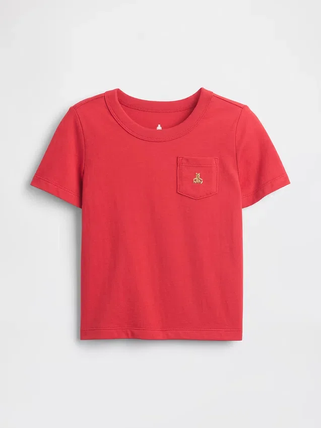 T-shirt z kieszenią dla niemowląt i Maluchów – model do łączenia z innymi ubraniami