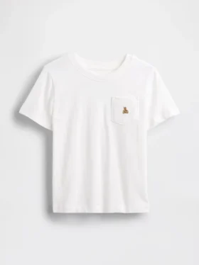 T-shirt z kieszenią dla niemowląt i Maluchów – model do łączenia z innymi ubraniami