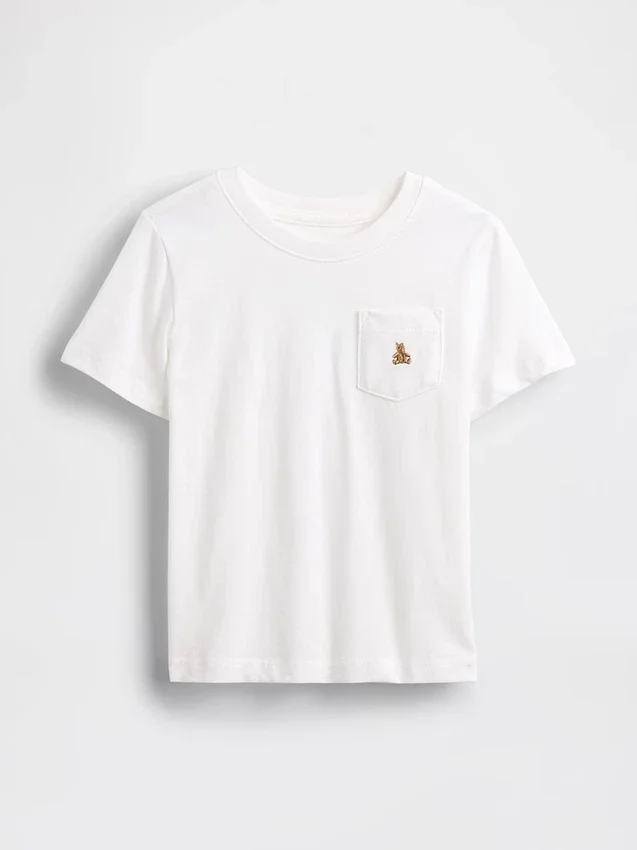T-shirt z kieszenią dla niemowląt i Maluchów – model do łączenia z innymi ubraniami