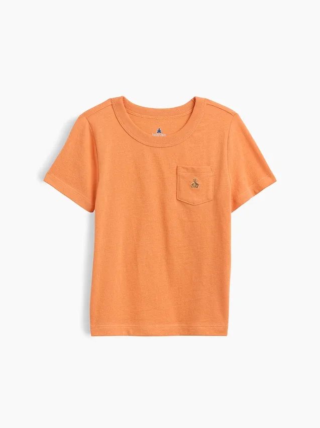 T-shirt z kieszenią dla niemowląt i Maluchów – model do łączenia z innymi ubraniami