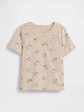 T-shirt z kieszenią dla niemowląt i Maluchów – model do łączenia z innymi ubraniami