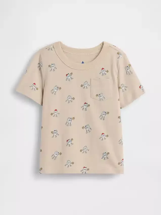 T-shirt z kieszenią dla niemowląt i Maluchów – model do łączenia z innymi ubraniami